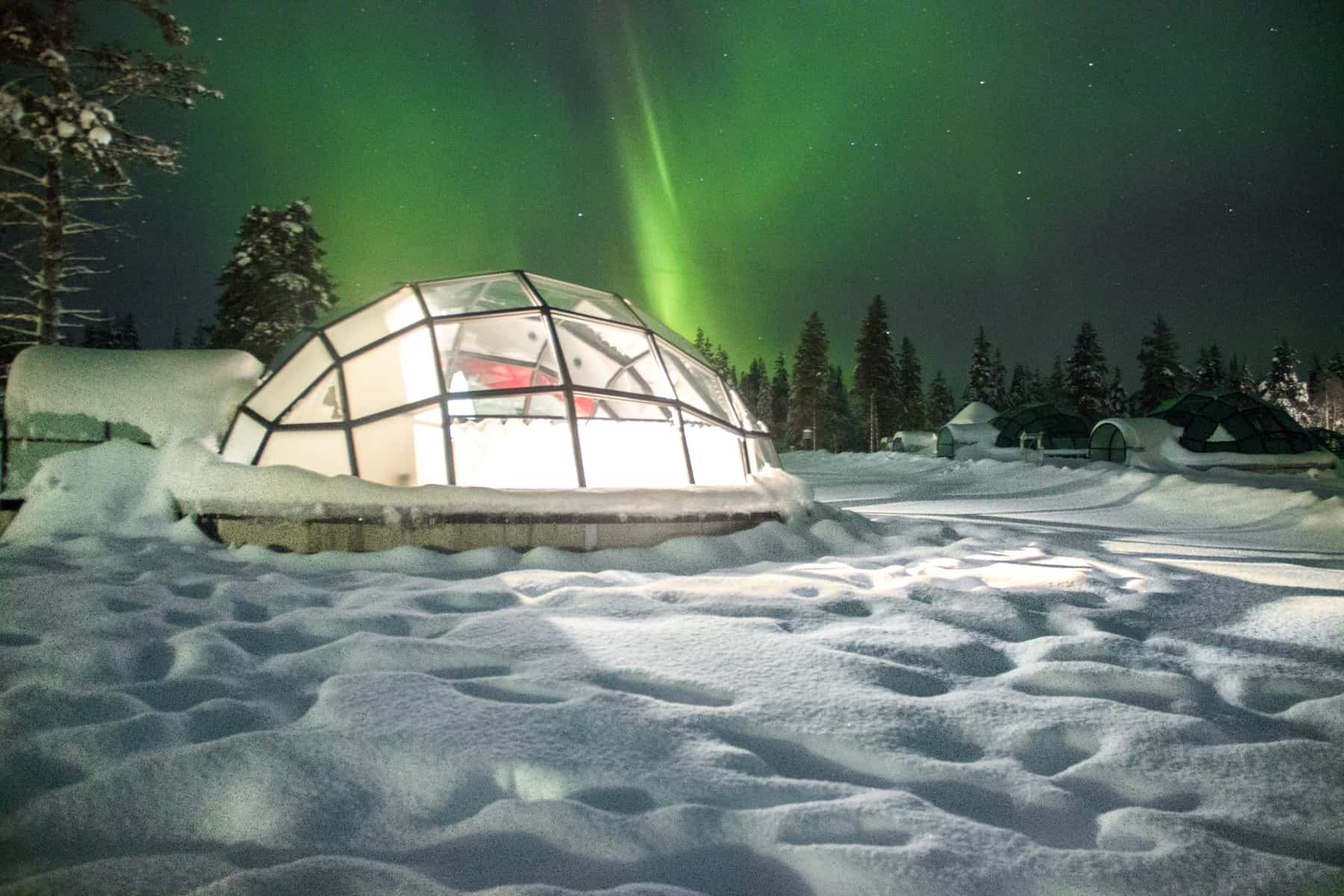 Lapland Igloo Village Northern Lights Holidays Shelly Lighting