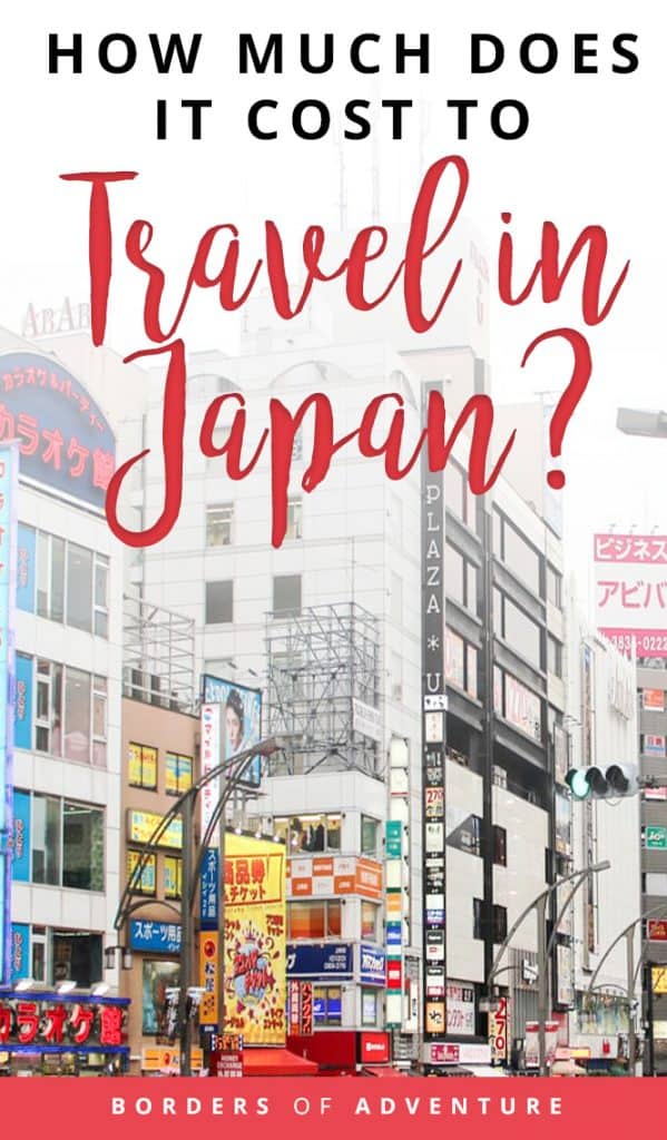 cost of travelling to japan
